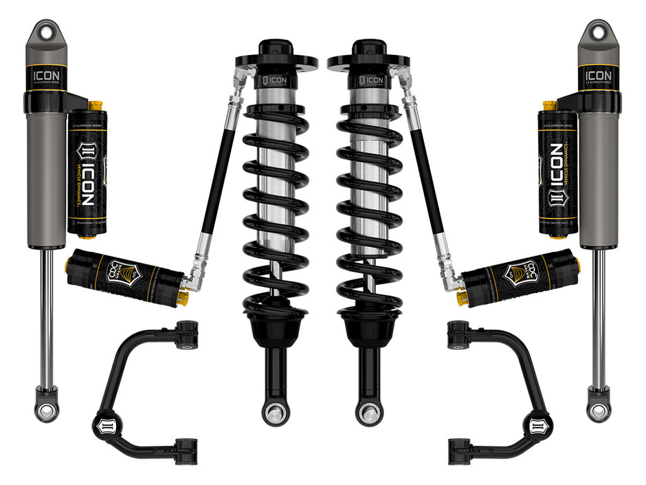 ICON 2021-2024 Ford F-150 4WD 2.75-3.5" Lift Stage 4 Suspension System Tubular CDCV