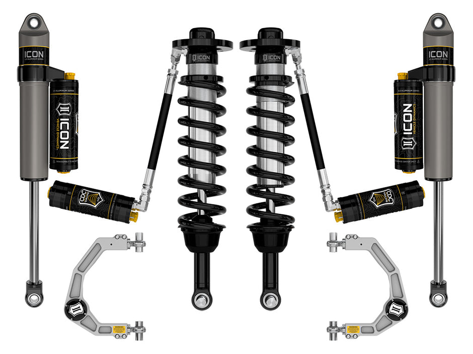 ICON 2021-2024 Ford F-150 4WD 2.75-3.5" Lift Stage 4 Suspension System Billet CDCV