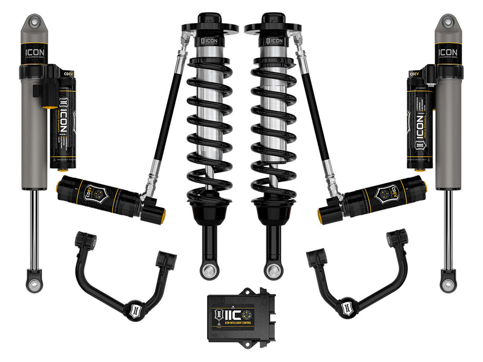 ICON 2021-2024 Ford F-150 4WD 2.75-3.5" Lift Stage 5 Suspension System Tubular