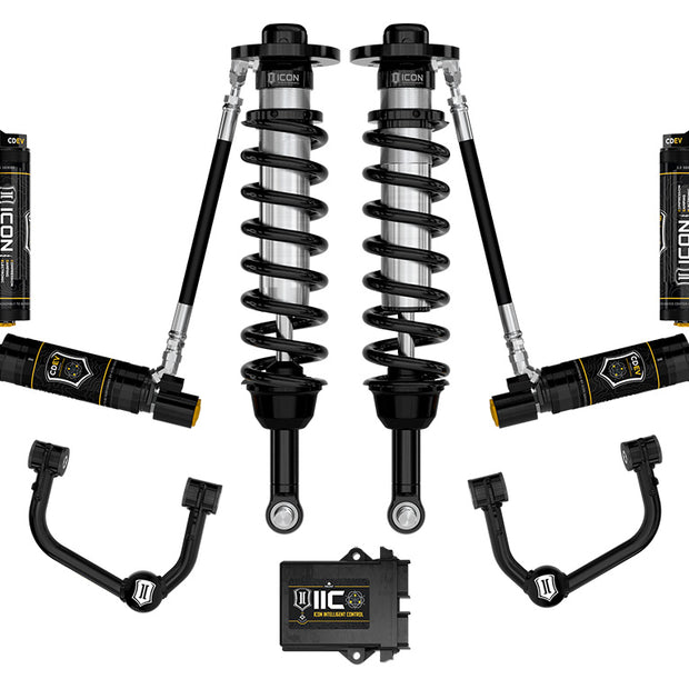 ICON 2021-2024 Ford F-150 4WD 2.75-3.5" Lift Stage 5 Suspension System Tubular