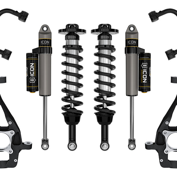 ICON 2021-2024 Ford F-150 4WD 3.5-4.5" Lift Stage 2 Suspension System Tubular