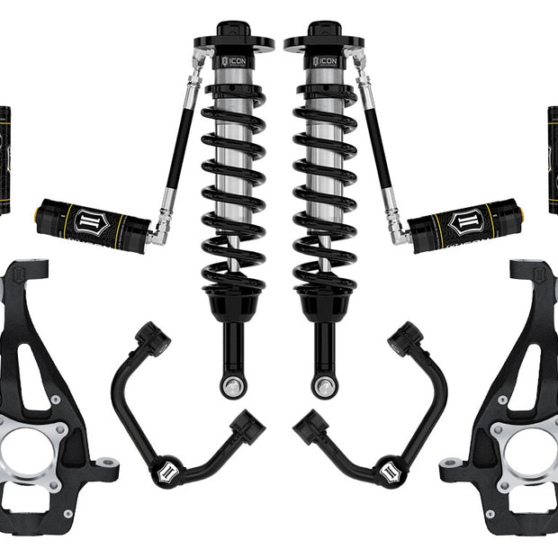 ICON 2021-2024 Ford F-150 4WD 3.5-4.5" Lift Stage 3 Suspension System Tubular
