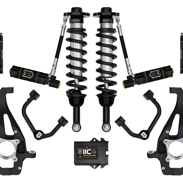 ICON 2021-2024 Ford F-150 4WD 3.5-4.5" Lift Stage 5 Suspension System Tubular