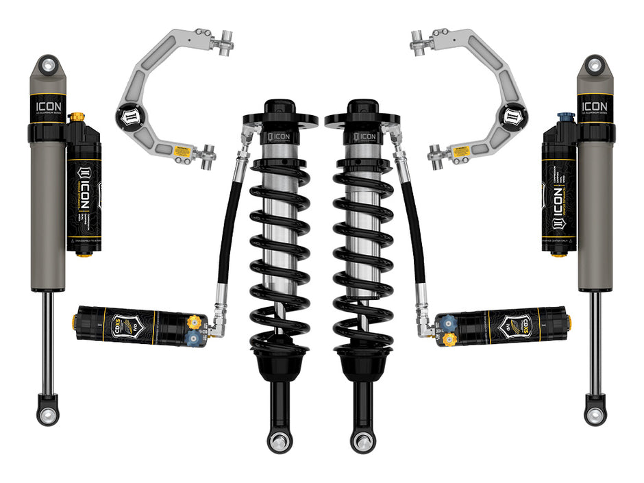 ICON 2021-2024 Ford F-150 Tremor 2.5-3" Lift Stage 4 Suspension System Billet CDXS
