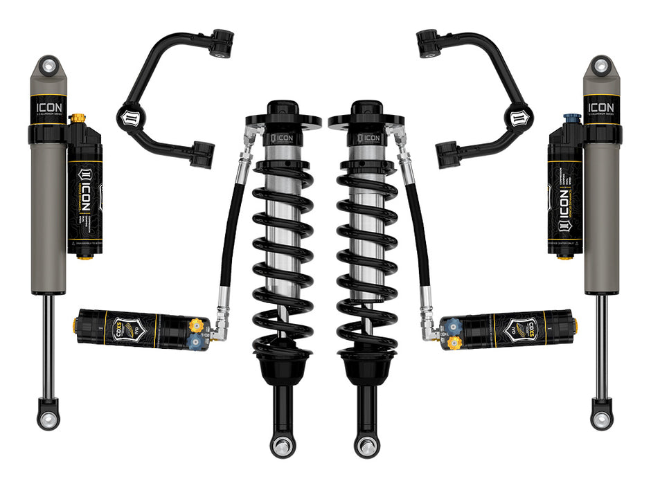 ICON 2021-2024 Ford F-150 Tremor 2.5-3" Lift Stage 4 Suspension System Tubular CDXS