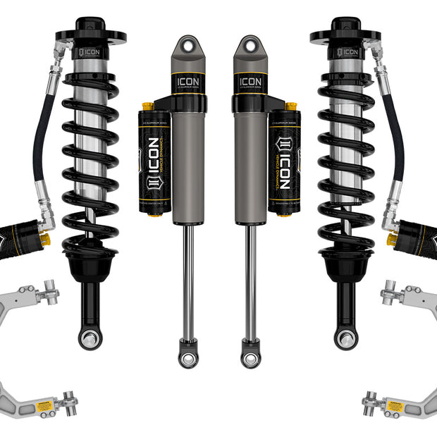 ICON 2021-2024 Ford F-150 Tremor 2.5-3" Lift Stage 4 Suspension System Billet CDCV
