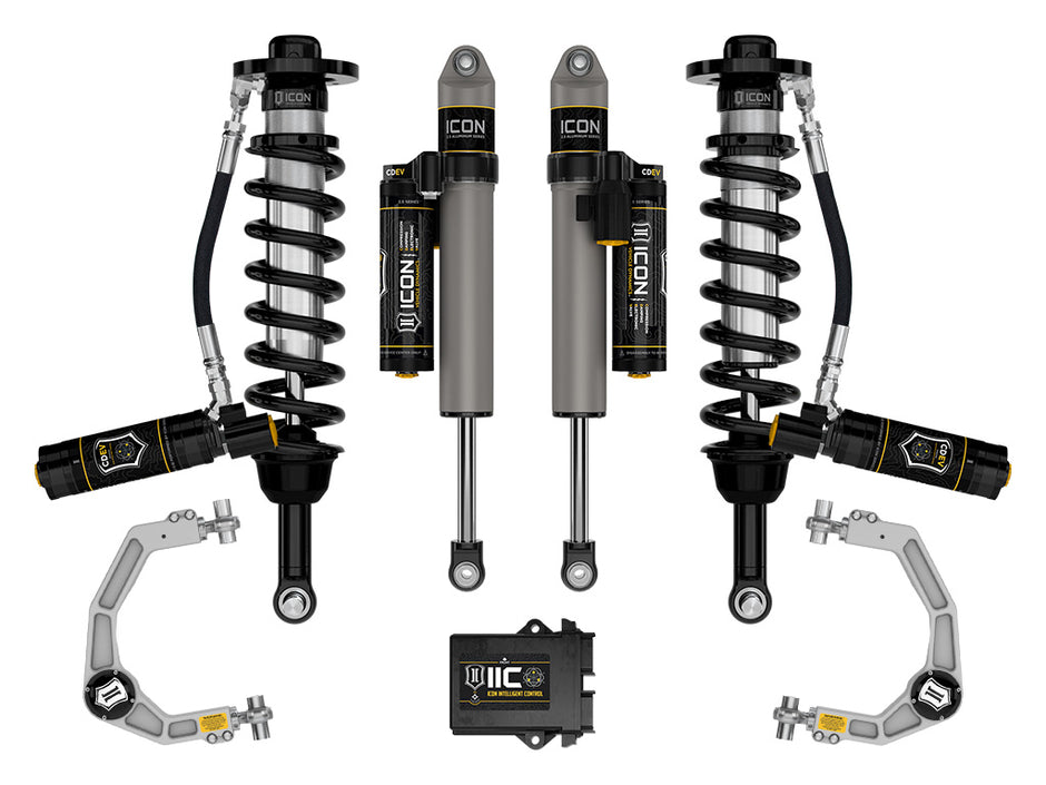 ICON 2021-2024 Ford F-150 Tremor 2.5-3" Lift Stage 5 Suspension System Billet