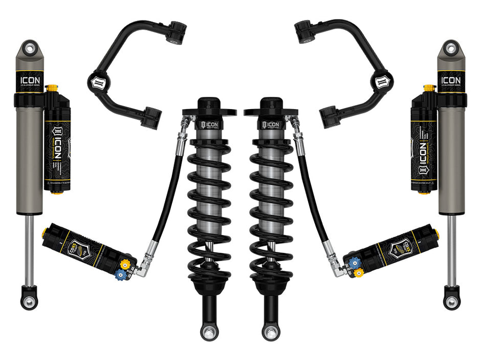 ICON 2021-2026 Ford F-150 2WD 0-3" Lift Stage 4 Suspension System Tubular CDXS