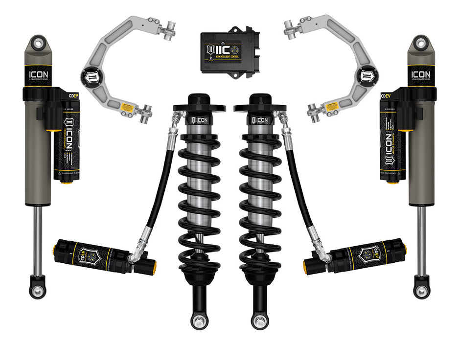 ICON 2021-2026 Ford F-150 2WD 0-3" Lift Stage 5 Suspension System Billet CDEV