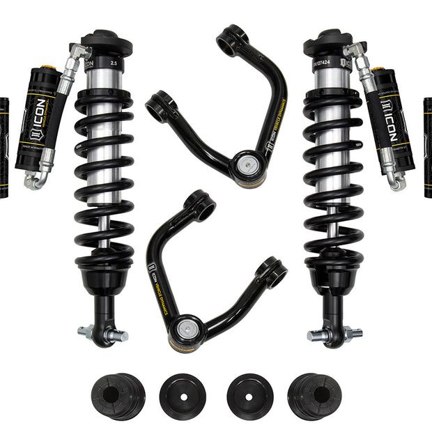 ICON 19-21 Ford Ranger 0-3.5" Lift Stage 4 Susp System Tubular UCA Al Knuckle