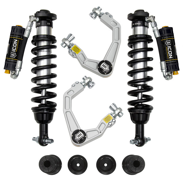ICON 19-21 Ford Ranger 0-3.5" Lift Stage 5 Susp System Billet UCA Al Knuckle