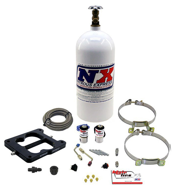 Nitrous Express - MAINLINE Q-JET CARB SYSTEM WITH 10LB BOTTLE   - ML1002