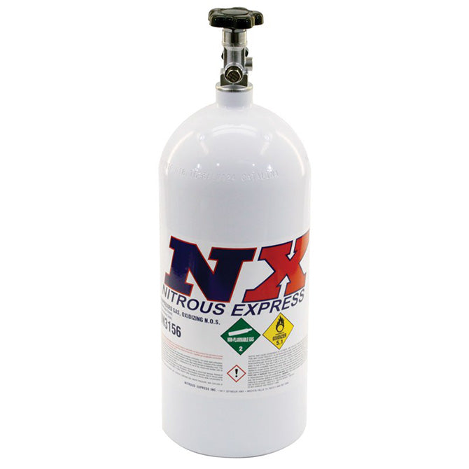 Nitrous Express - 10 LB BOTTLE  W/ Mainline Valve (6.89  DIA. X 20.19  TALL) - ML11100