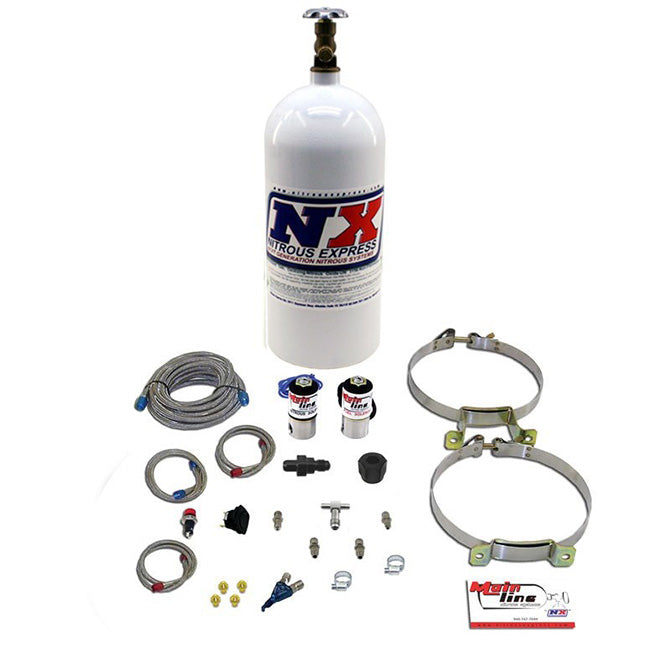 Nitrous Express - MAINLINE EFI SINGLE NOZZLE  SYSTEM W/ 10LB BOTTLE   - ML2000