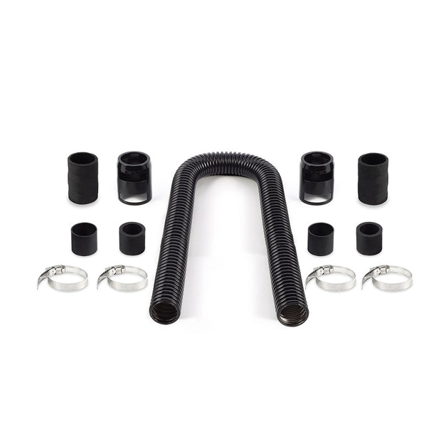 Mishimoto MMAH-U36BK Universal Flexible Stainless Steel Radiator Hose Kit  Black  36in