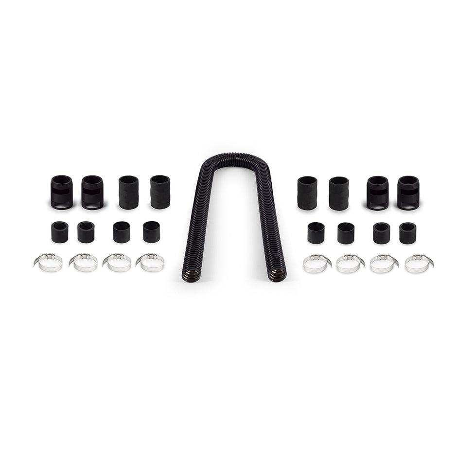 Mishimoto MMAH-U48BK Universal Flexible Stainless Steel Radiator Hose Kit  Black  48in