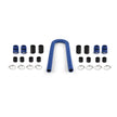 Mishimoto MMAH-U48BL Universal Flexible Stainless Steel Radiator Hose Kit  Blue  48in