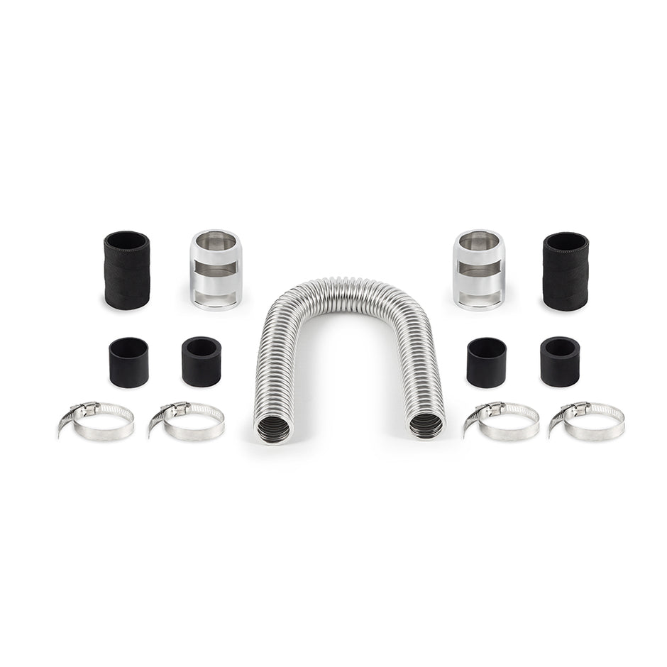 Mishimoto MMAH-U24C Universal Flexible Stainless Steel Radiator Hose Kit  Chrome  24in
