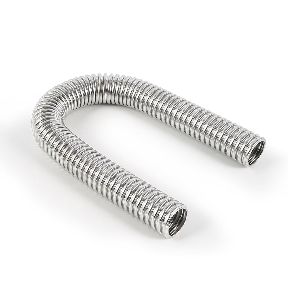 Mishimoto MMAH-U24C Universal Flexible Stainless Steel Radiator Hose Kit  Chrome  24in