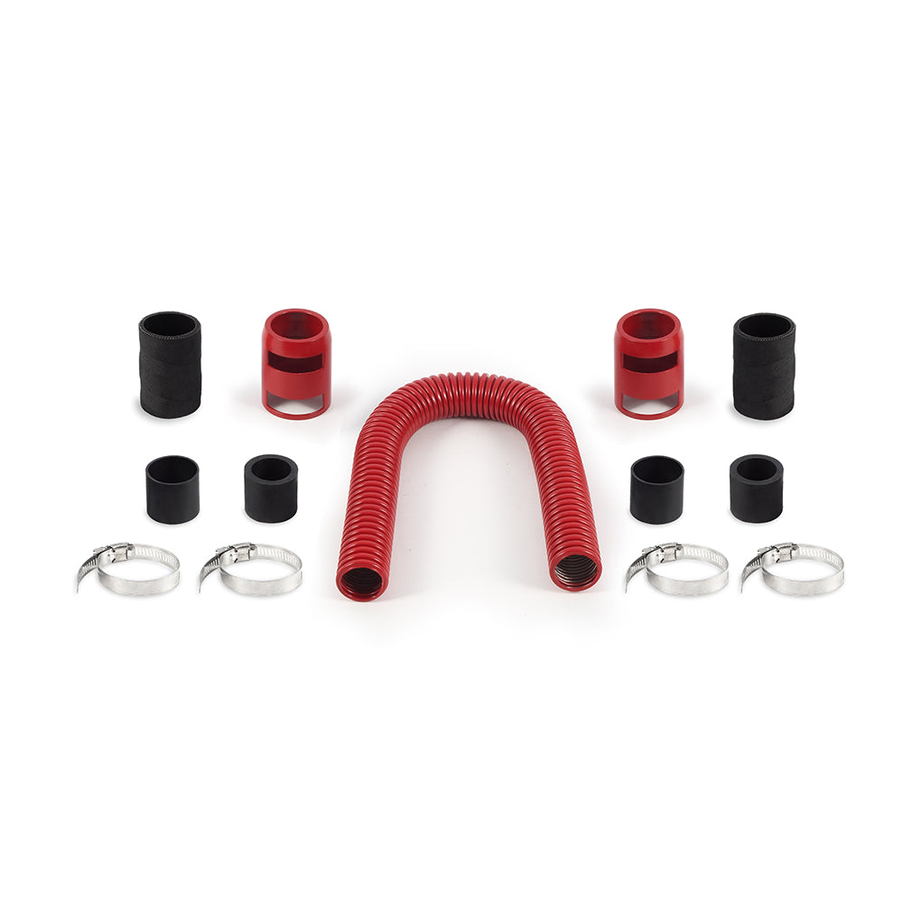 Mishimoto MMAH-U24RD Universal Flexible Stainless Steel Radiator Hose Kit  Red  24in