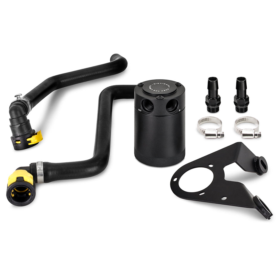 Mishimoto MMBCC-BR27-21P Baffled Oil Catch Can  PCV Side  Fits Ford Bronco 2.7L 2021+