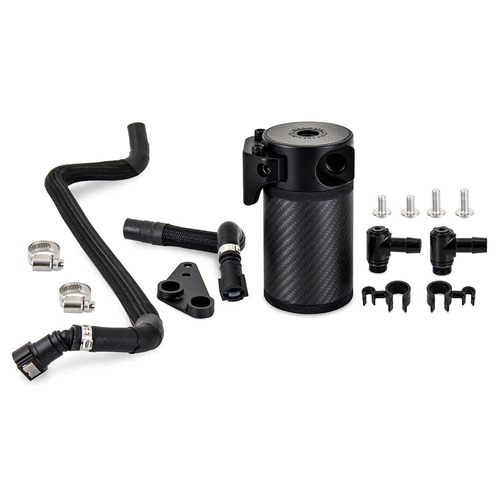 Mishimoto MMBCC-C8-20PCF Baffled Oil Catch Can  Carbon Fiber  PCV Side  Fits Chevrolet C8 Corvette 2020+