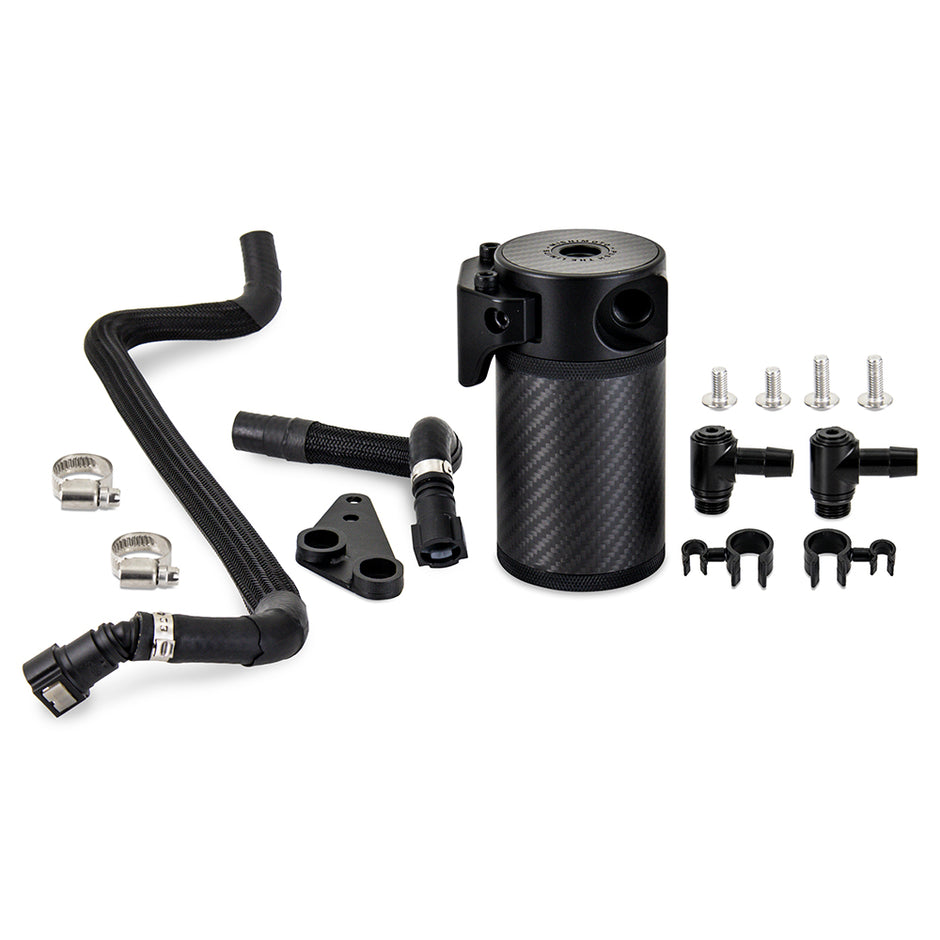 Mishimoto MMBCC-C8-20PCF Baffled Oil Catch Can  Carbon Fiber  PCV Side  Fits Chevrolet C8 Corvette 2020+