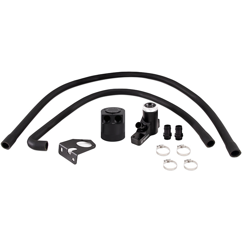 Mishimoto MMBCC-F2D-08BE Baffled Oil Catch Can  CCV Side  Fits Ford 6.4L Powerstroke 2008-2010