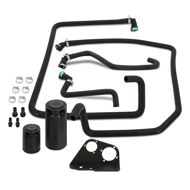 Mishimoto MMBCC-F35T-21 Baffled Oil Catch Can System  Fits Ford F-150 3.5L EcoBoost 2021.5+