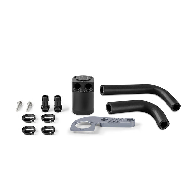 Mishimoto MMBCC-F80-15CFDG Baffled Oil Catch Can  Frozen Dark Gray  CCV Side  Fits BMW F8X M3/M4 2015-2020