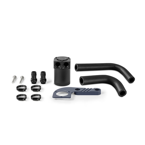 Mishimoto MMBCC-F80-15CMG Baffled Oil Catch Can  Mineral Gray  CCV Side  Fits BMW F8X M3/M4 2015-2020
