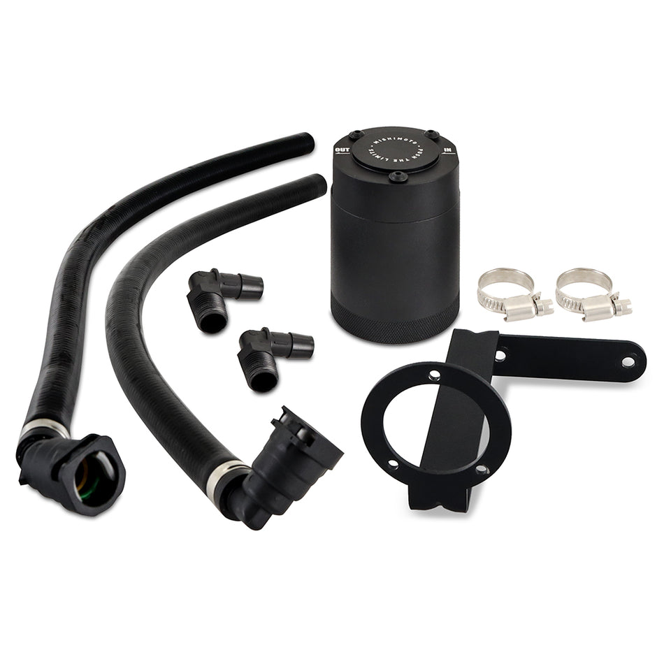Mishimoto MMBCC-FRD-11P Baffled Oil Catch Can  PCV Side  Fits Ford F150 2.7L/3.5L EcoBoost/5.0L 2011+