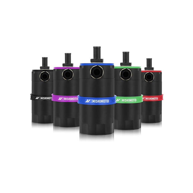 Mishimoto MMBCC-UNI-RD Baffled Oil Catch Can  Red