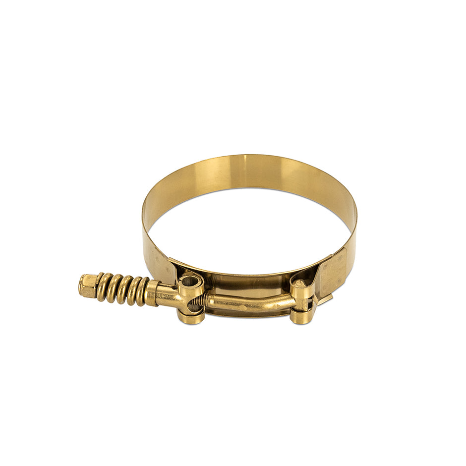Mishimoto MMCLAMP-3TGD T-Bolt Clamp  Stainless-Steel  Constant Tension  Gold  3in
