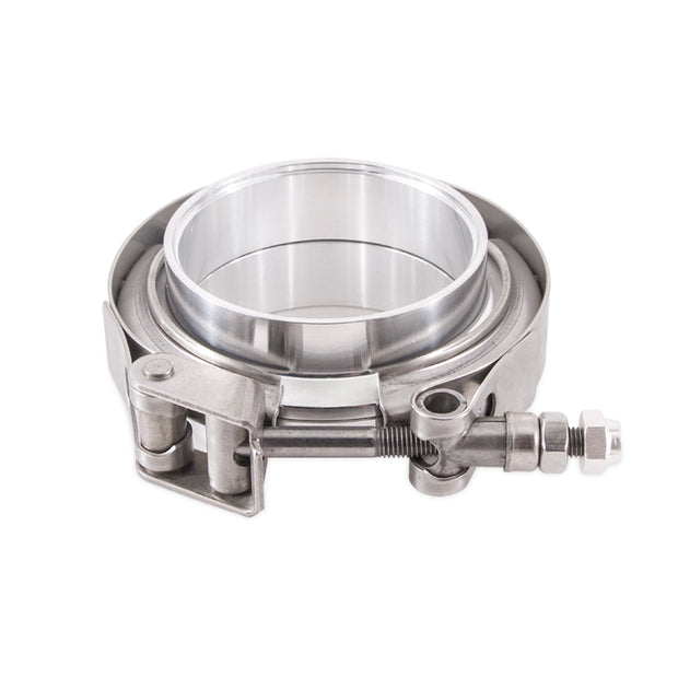 Mishimoto MMCLAMP-VA-35 Aluminum V-Band Clamp W/Flanges  3.5in (88.9mm)