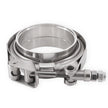Mishimoto MMCLAMP-VS-35 V-Band Clamp  Stainless-Steel  W/Flanges  3.5in (88.9mm)
