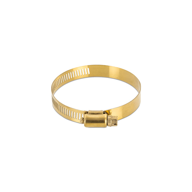Mishimoto MMCLAMP-WG-32HTGD Worm Gear Clamp  High-Torque  Gold  0.71in-1.26in (18mm-32mm)  Pack Of 10