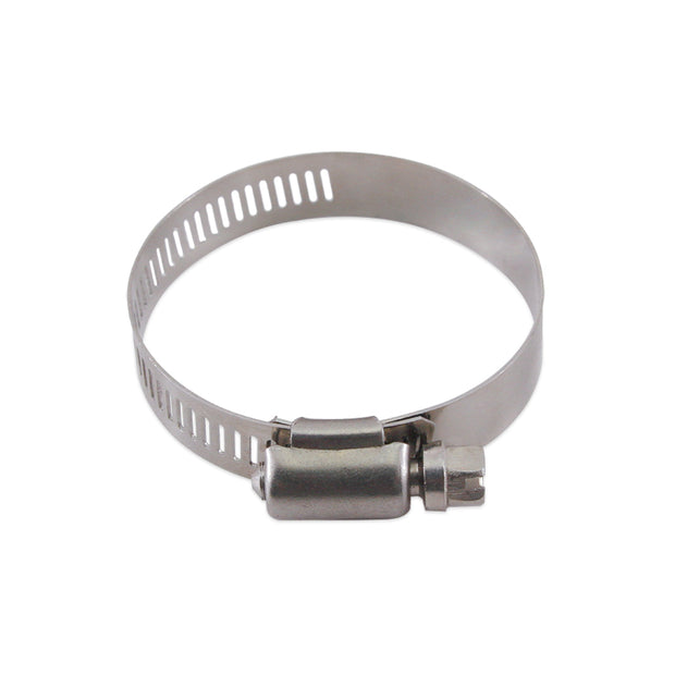 Mishimoto MMCLAMP-WG-27HT Worm Gear Clamp  High-Torque  Silver  14mm - 27mm  Pack Of 10