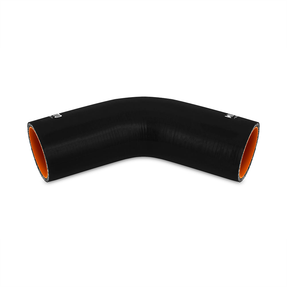 Mishimoto MMCP-17545BK 45-Degree Coupler  Black  Silicone  1.75in