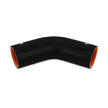 Mishimoto MMCP-17545BK 45-Degree Coupler  Black  Silicone  1.75in