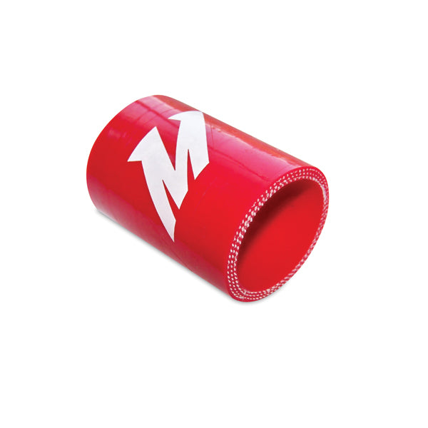 Mishimoto MMCP-25125RD Straight Coupler  Red  Silicone  1.25in