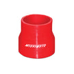 Mishimoto MMCP-2530RD Straight Transition Coupler  Red  Silicone  2.50in To 3.00in