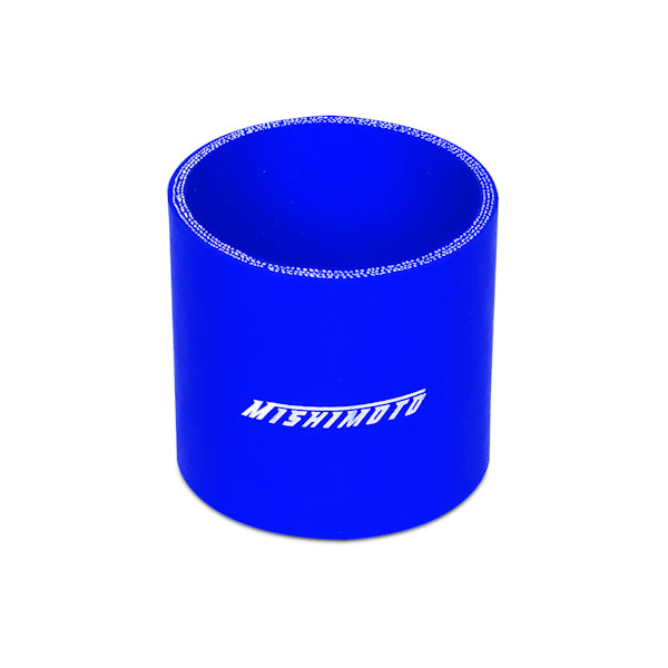Mishimoto MMCP-25SBL Straight Coupler  Blue  Silicone  2.50in