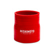 Mishimoto MMCP-3035RD Straight Transition Coupler  Red  Silicone  3.00in To 3.50in