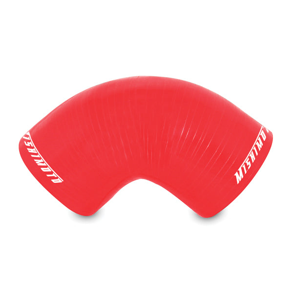 Mishimoto MMCP-3090RD 90-Degree Coupler  Red  Silicone  3.00in