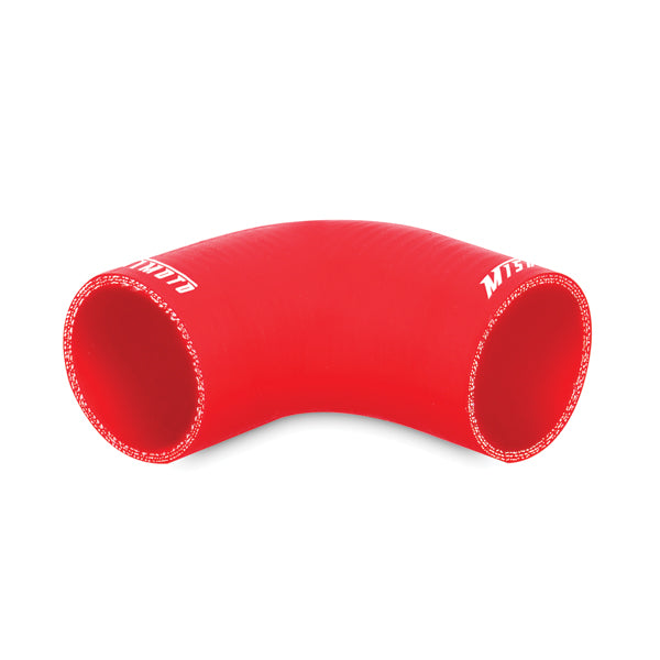 Mishimoto MMCP-3090RD 90-Degree Coupler  Red  Silicone  3.00in