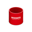 Mishimoto MMCP-30SRD Straight Coupler  Red  Silicone  3.00in