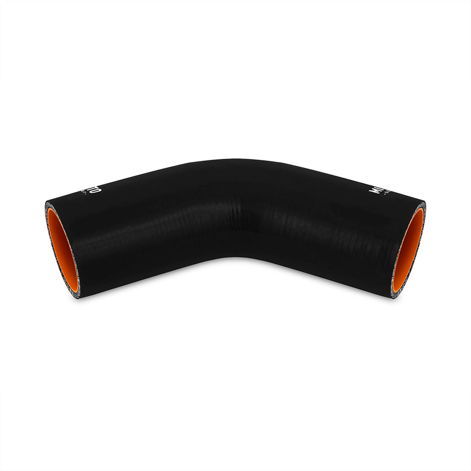 Mishimoto MMCP-4045BK 45-Degree Coupler  Black  Silicone  4.00in