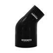 Mishimoto MMCP-R45-2540BK 45-Degree Transition Coupler  Black  Silicone  2.50in To 4.00in