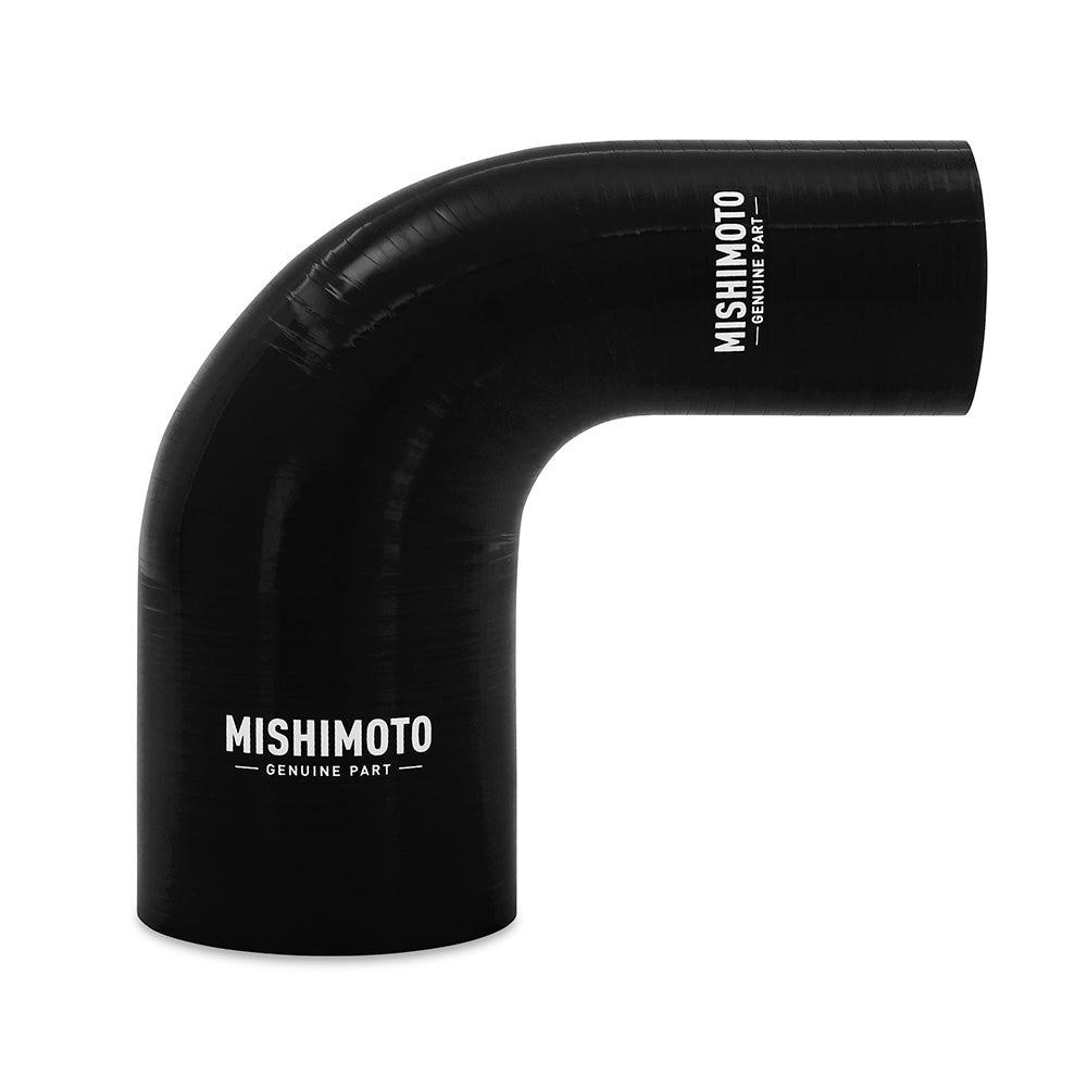 Mishimoto MMCP-R90-2030BK 90-Degree Transition Coupler  Black  Silicone  2.00in To 3.00in
